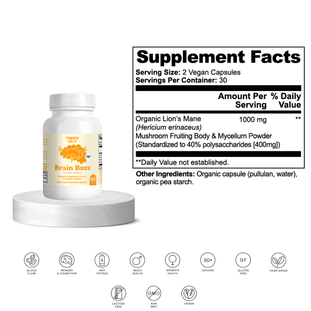 Brain Buzz - Lion's Mane Mushroom