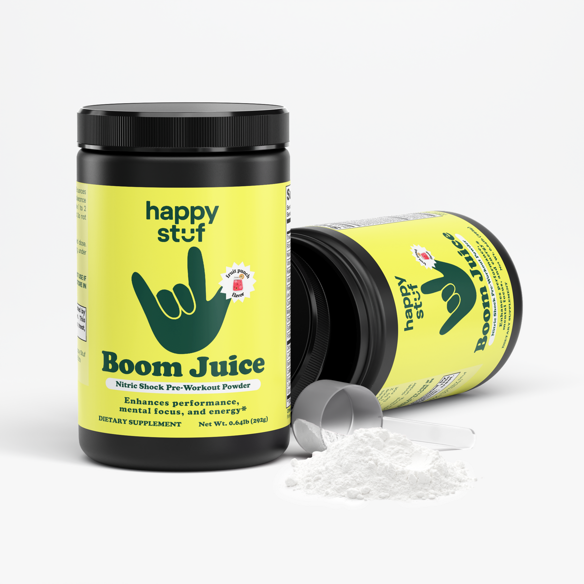 Boom Juice - Nitric Shock Pre-Workout Powder (Fruit Punch)