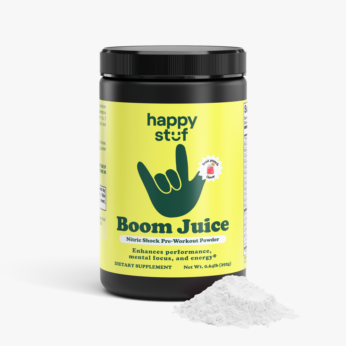 Boom Juice - Nitric Shock Pre-Workout Powder (Fruit Punch)