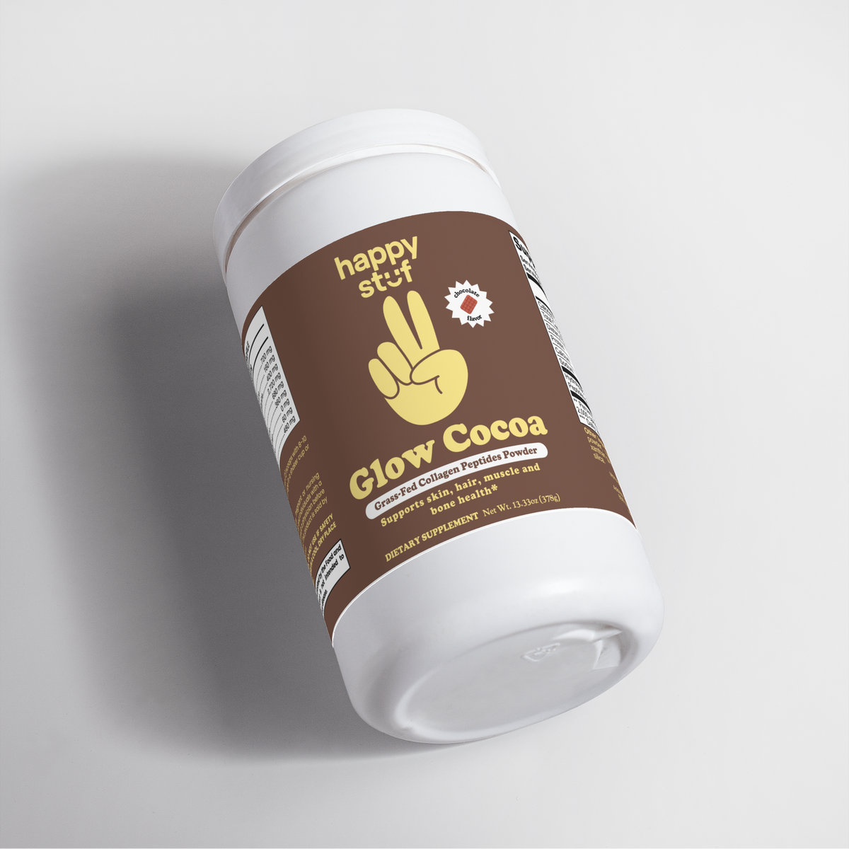 Glow Cocoa - Grass-Fed Collagen Peptides Powder (Chocolate)